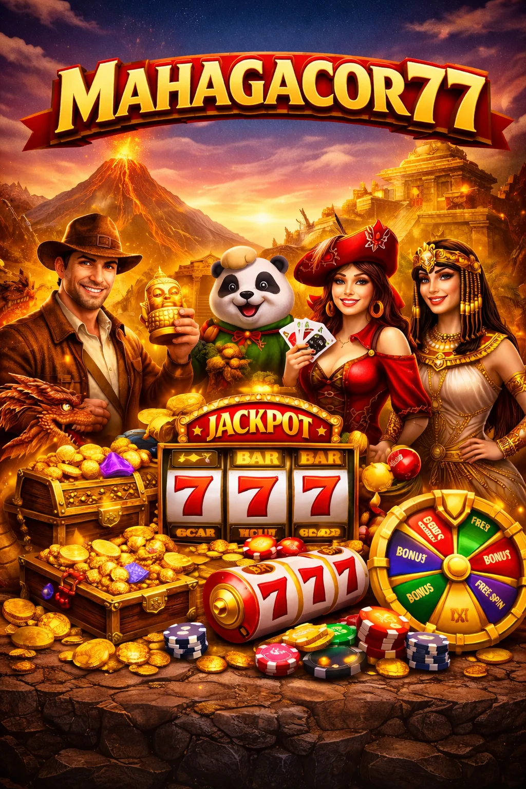 MAHAGACOR77: Situs Slot Gacor Terpercaya dengan Bonus dan RTP Tertinggi box art and pack-in items
